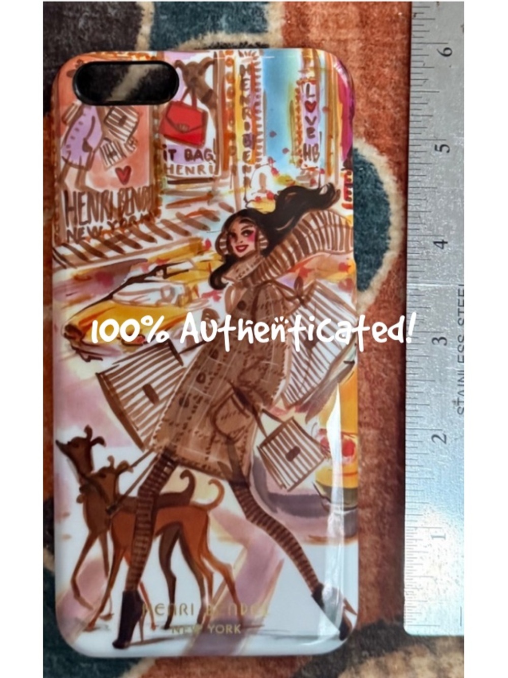 iPhone 6 and 6S case by Henri Bendel Luxury NYC Times Square Travel Greyhounds